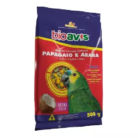 BIOAVIS PAPAGAIO E ARARA 500g