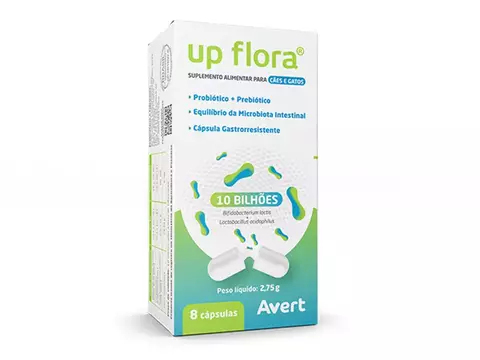UP FLORA SUPLEMENTO ALIMENTAR 8 CÁPSULAS