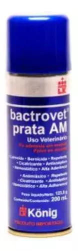 LARVICIDA SPRAY KONIG BACTROVET PRATA 200ML