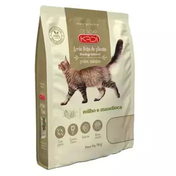 KADI AREIA MILHO E MANDIOCA MISTO 4KG