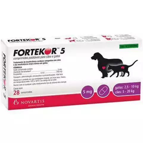 FORTEKOR FLAVOUR 5MG 28 COMP ELANCO