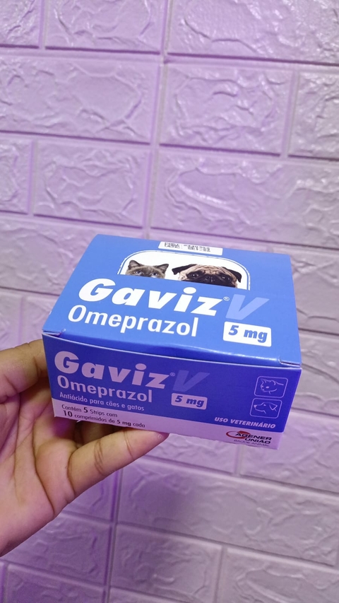 GAVIZ V OMEPRAZOL 5MG CARTELA COM 10 COMPRIMIDOS