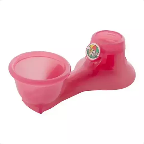 BEBEDOURO VIDA MANSA MINI ROSA TRANSPARENTE