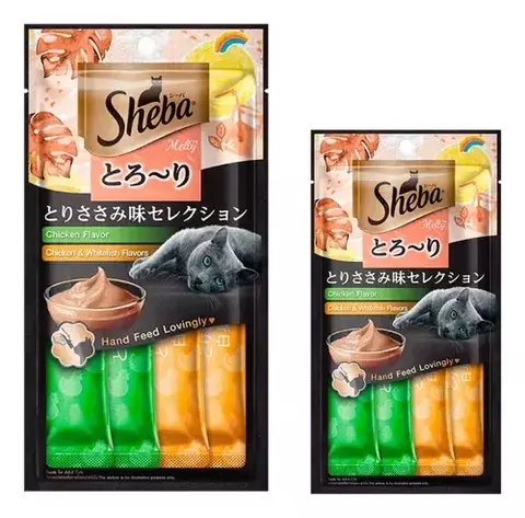 SHEBA SABOR FRANGO 4 UNIDADES