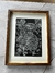 Quadro artistico feito em xilogravura