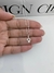 Colar pingente menina com zircônias 12mm 45cm - comprar online