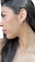 Argola click retangular 16mm - Lumari Pratas