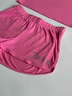 Conjunto remera + short Juicy Couture - Pink Luján