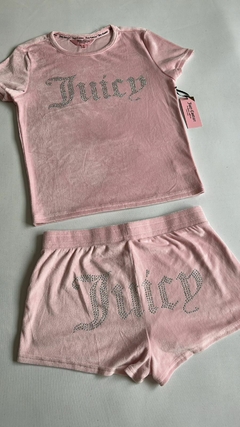 Conjunto remera + short Juicy Couture - Pink Luján