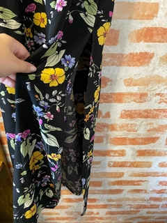 Vestido longo florido P na internet