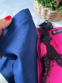 Regata rosa com preto P - loja online