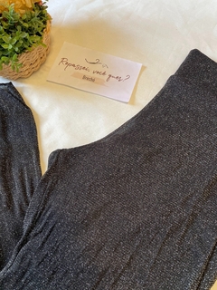 Imagem do Calça lurex preta M