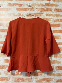 Blusa terracota P - loja online