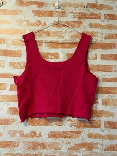 Cropped rosa GG - Repassei, você quer?