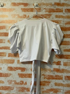 Cropped branco M - loja online
