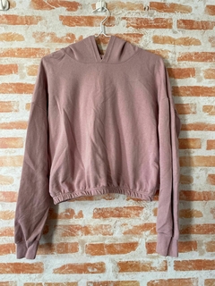 Cropped Moletom Rosa M - comprar online