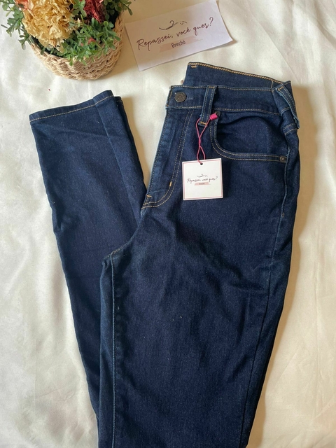 Calça jeans escura T38 - comprar online