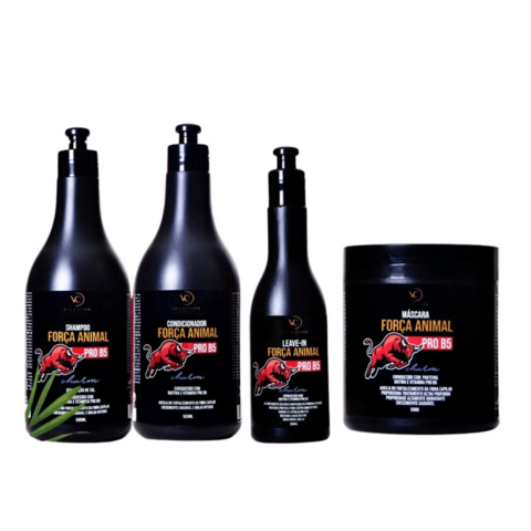 KIT CAPILAR FORÇA ANIMAL - VIA CHARM