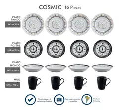 Set Cosmic 16 piezas - myfvajilla