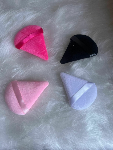 Esponja triangular para pó