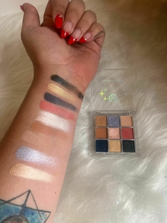 Mini Paleta de Sombras 9 cores My Life - Cantinho da Nanni
