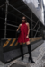 VESTIDO CURTO BABADOS VERTICAIS| ESMERAL - comprar online