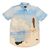 Camisa Cuerdos Estampada Manga Corta Secado Rapido - comprar online
