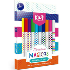 Marcadores Delgados Mágicos C/12 Kiut 1pz.