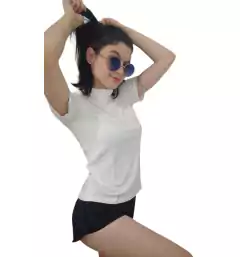 Moda Fitness Gola Alta (Creme) na internet
