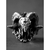 Nova Venda Quente Punk Gothic Satan Demon Skull Ring Jóias De Motocicleta Criativa De Moda Européia E Americana 2024 - loja online