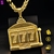 Colar Corrente de Pingente Europeu Máquina Cassino 777 Banhodo A de ouro 18k Presente namorados - comprar online