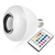 Lâmpada LED Bluetooth Inteligente, E27, 12W, Alto-falante Bluetooth