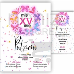 Invitaciones XV Años Mariposas en internet