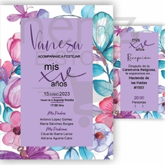 Invitaciones XV Años Mariposas - comprar en línea