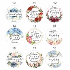 Etiqueta circular BODA - comprar en línea