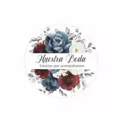 Etiqueta circular BODA - comprar en línea