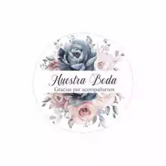 Imagen de Etiqueta circular BODA