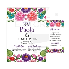 Invitaciones XV Años Mexicanas