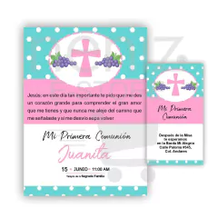 Invitaciones Primera Comunión Niña - comprar en línea