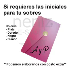 Sobres Para Invitaciones Rosa - comprar en línea