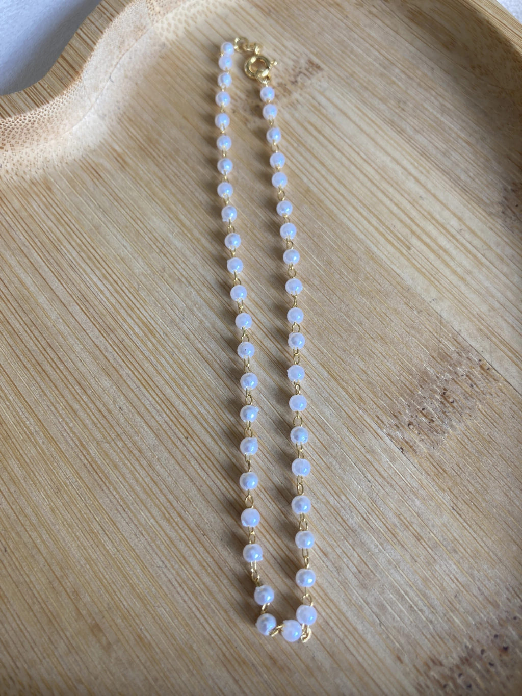 Tornozeleira pérolas
