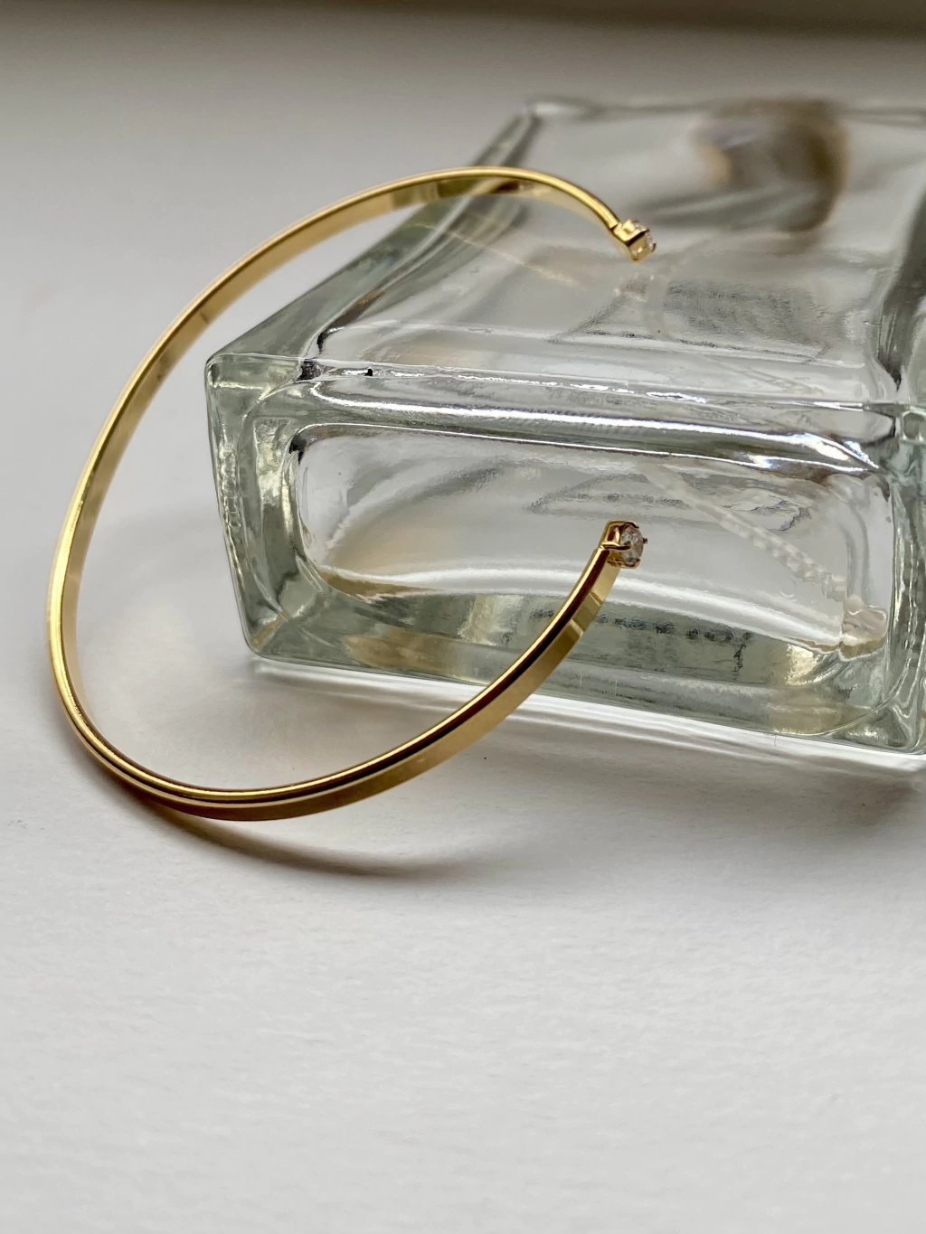 Bracelete dois pontos de zircônia