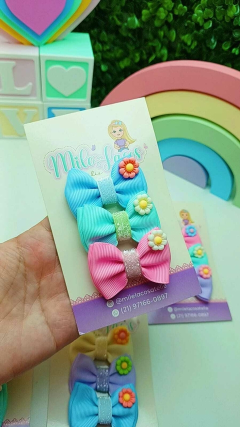 Kit de Lacinhos Flores