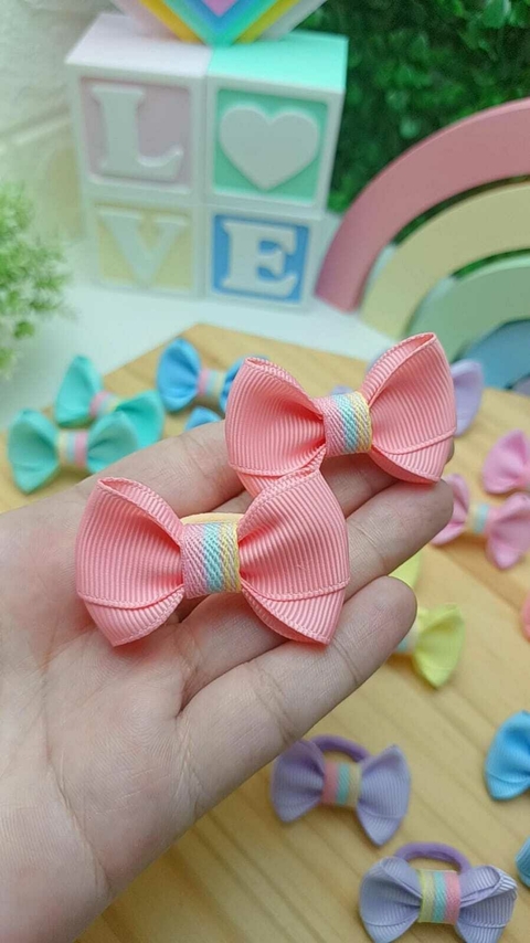 Parzinho de Lacinho na Xuxinha - 5 cm