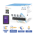 Kit de 4 Camaras con microfono colorvu Hilook HL-1080-CV/A/1TB - comprar en línea