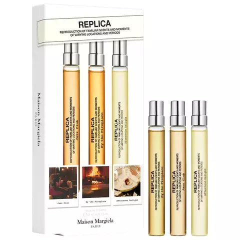 Maison Margiela 'REPLICA' Travel Spray Set - By The Fireplace, Jazz Club, Afternoon Delight *Preorder* - comprar en línea