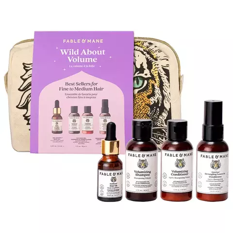 Fable & Mane Wild about Volume Minis Gift Set for Fine & Thinning Hair *Preorder* - comprar en línea