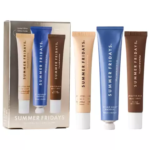 Summer Fridays Summer Fridays The Holiday Trio Set with Lip Butter Balm in Hot Cocoa & Toasted Marshmallow *Preorder* - comprar en línea