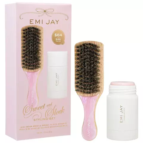 Emi Jay Sweet and Sleek Styling Gift Set with Angelstick™ and Mini Boar Bristle Brush *Preorder* - comprar en línea