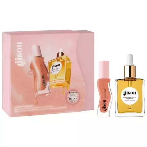 Gisou Glossy & Glazed Hair & Lip Oil Gift Set *Preorder* - comprar en línea